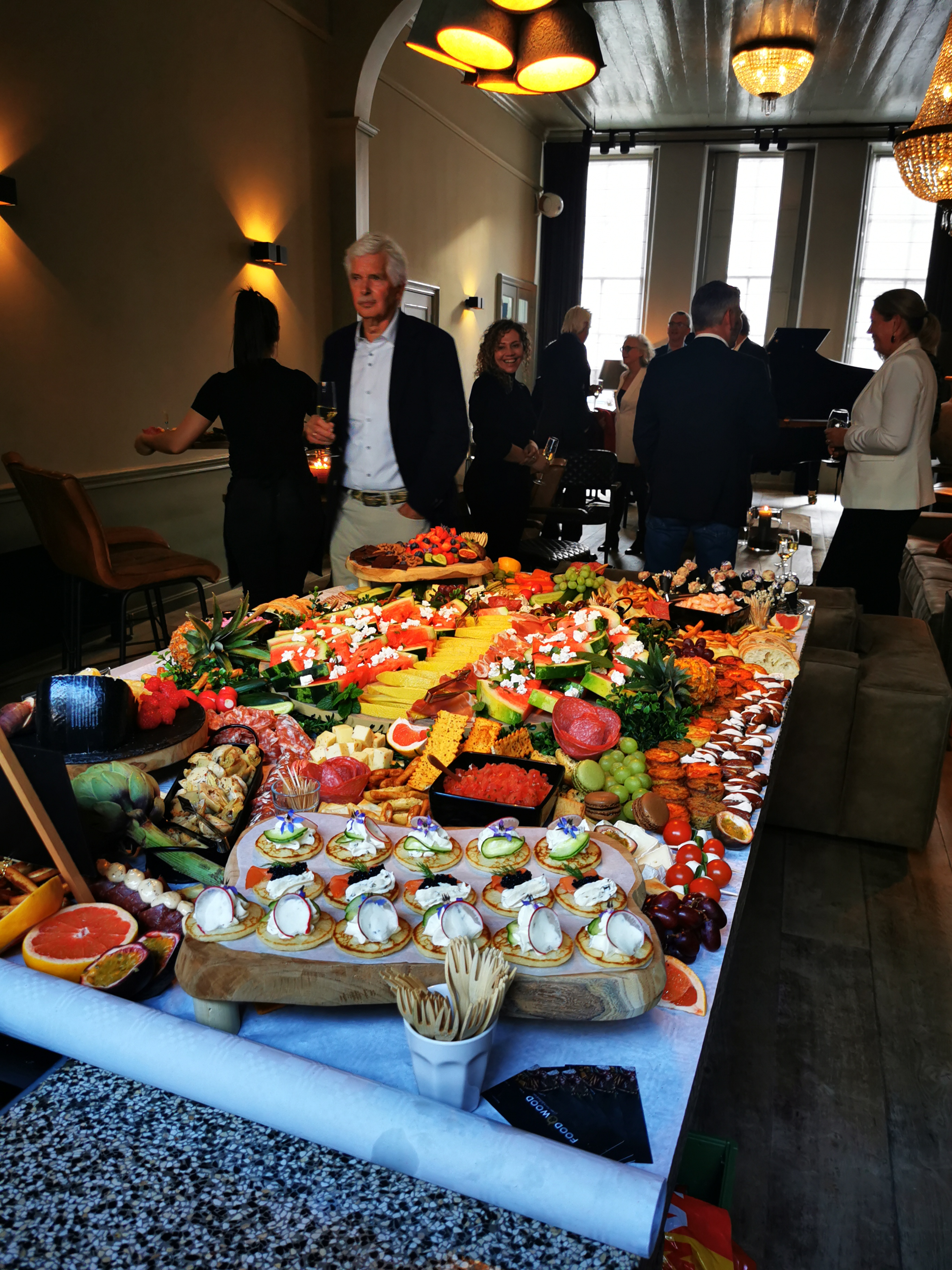 Detail van een grazing table