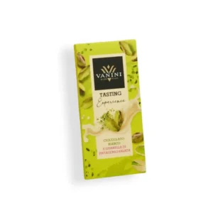 Witte chocoladereep met gezouten pistache (75 gram)